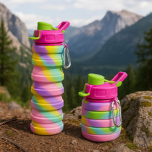 Unbreakable Colorful Silicone Water Bottle