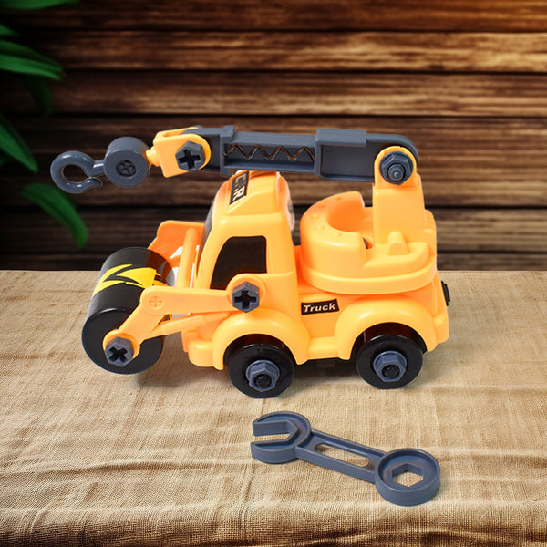 Engineering Vehicles Nut Assembly Toy – DIY Vehicle Model Set for Kids, Simulation Car Construction Toy (2 Pc Set)