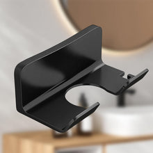 Hair Dryer Holder Wall Mounted Space Plastic Drill Blow Dryer Organizer Rack for Hair Tool Bedroom Bathroom