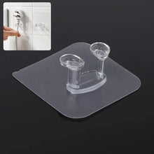 Transparent Self-Adhesive Wall Hook – Drill-Free, Waterproof & Oil-Proof for Toothbrush, Socket (1 Pc)