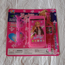 Barbiee Musical Phone, Watch & Glasses Set for Girls – ABS Calling Toy (3-Piece, Battery Not Included)